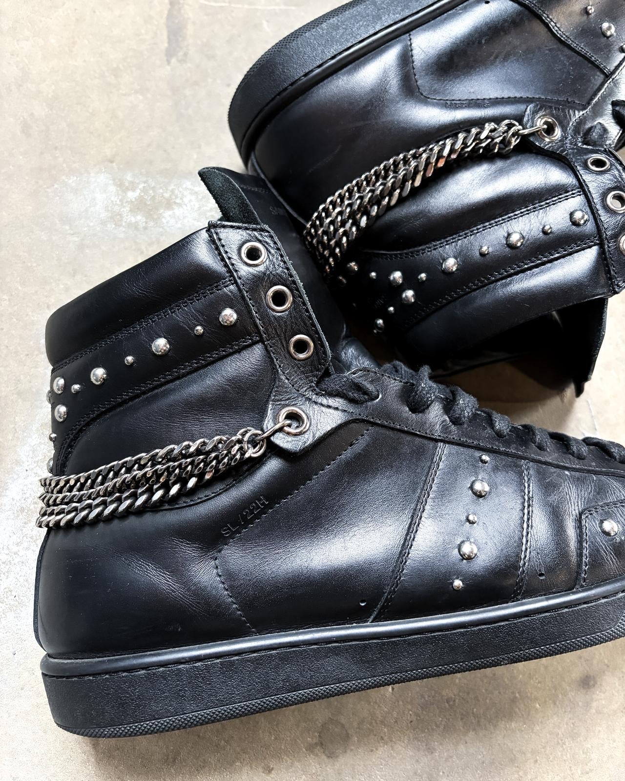 F/W15 22H CHAIN STUDDED “WOLLY” HIGH TOP
