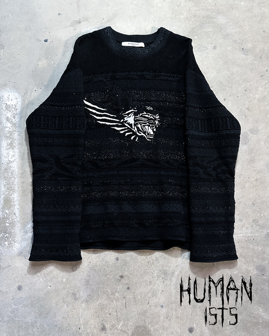 TRIBAL TIGER WOOL JUMPER