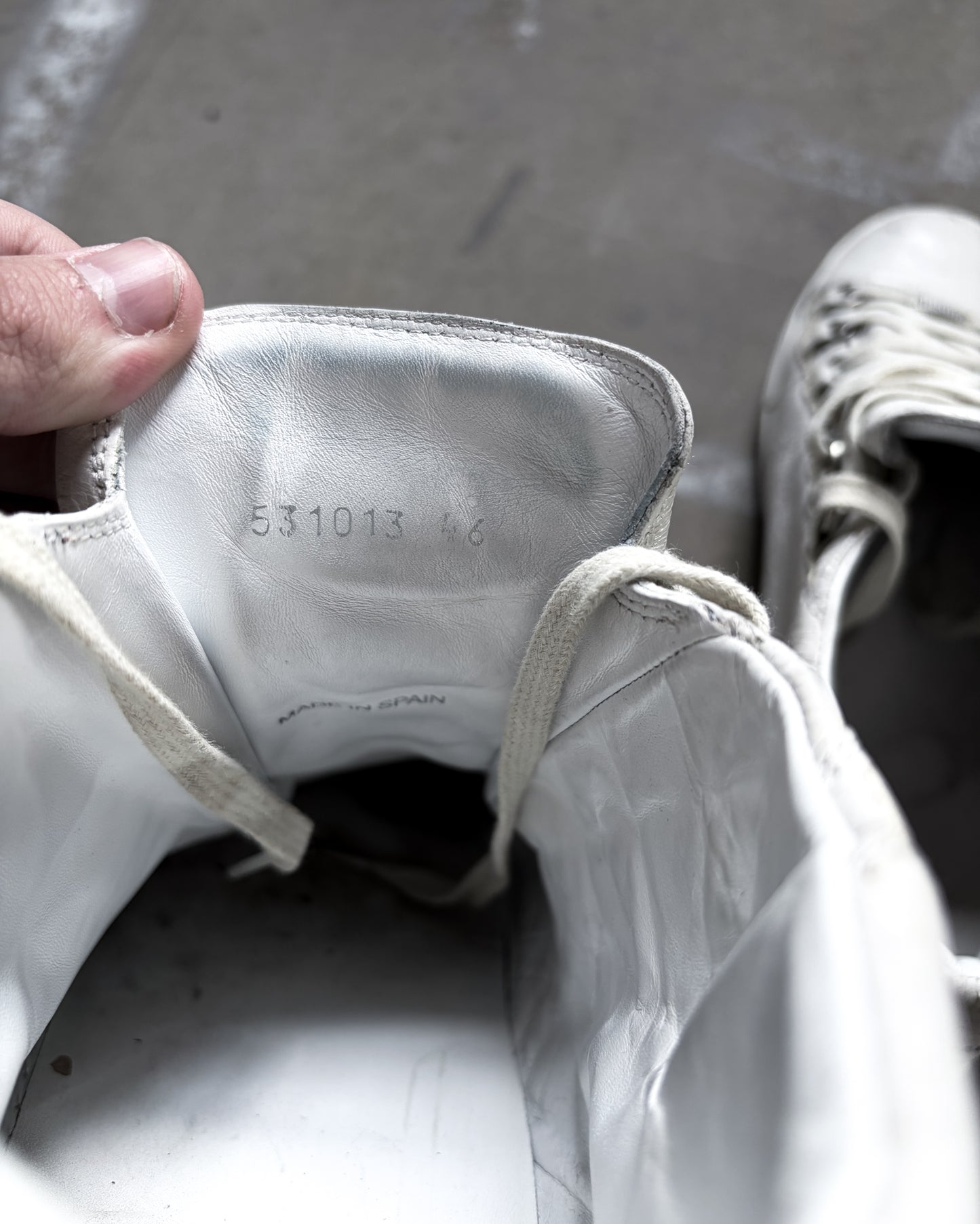 WHITE ARENA HIGH TOPS