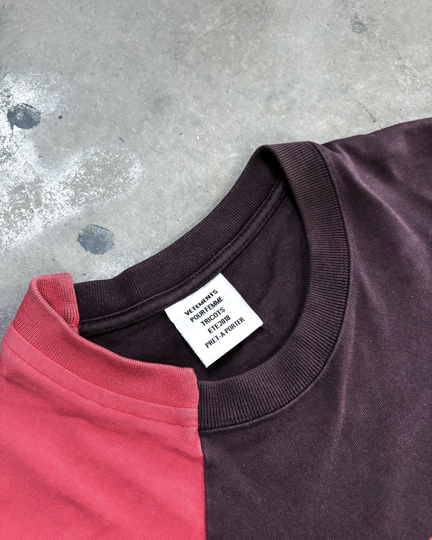 AW18 RECONSTRUCTED T-SHIRT