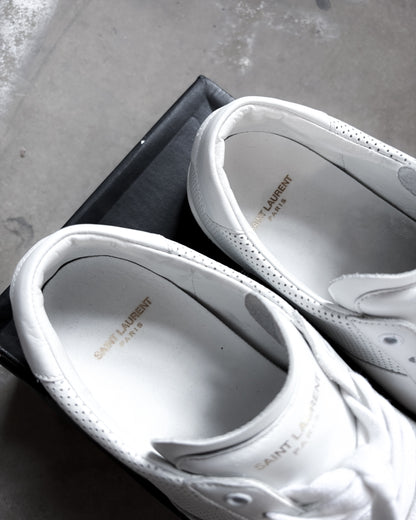 S/S15 PERFORATED WHITE SL/10 LOW TOPS