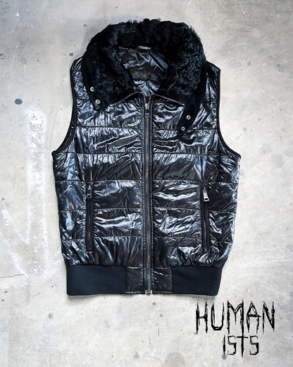 A/W06 SHEARLING COLLAR GILET