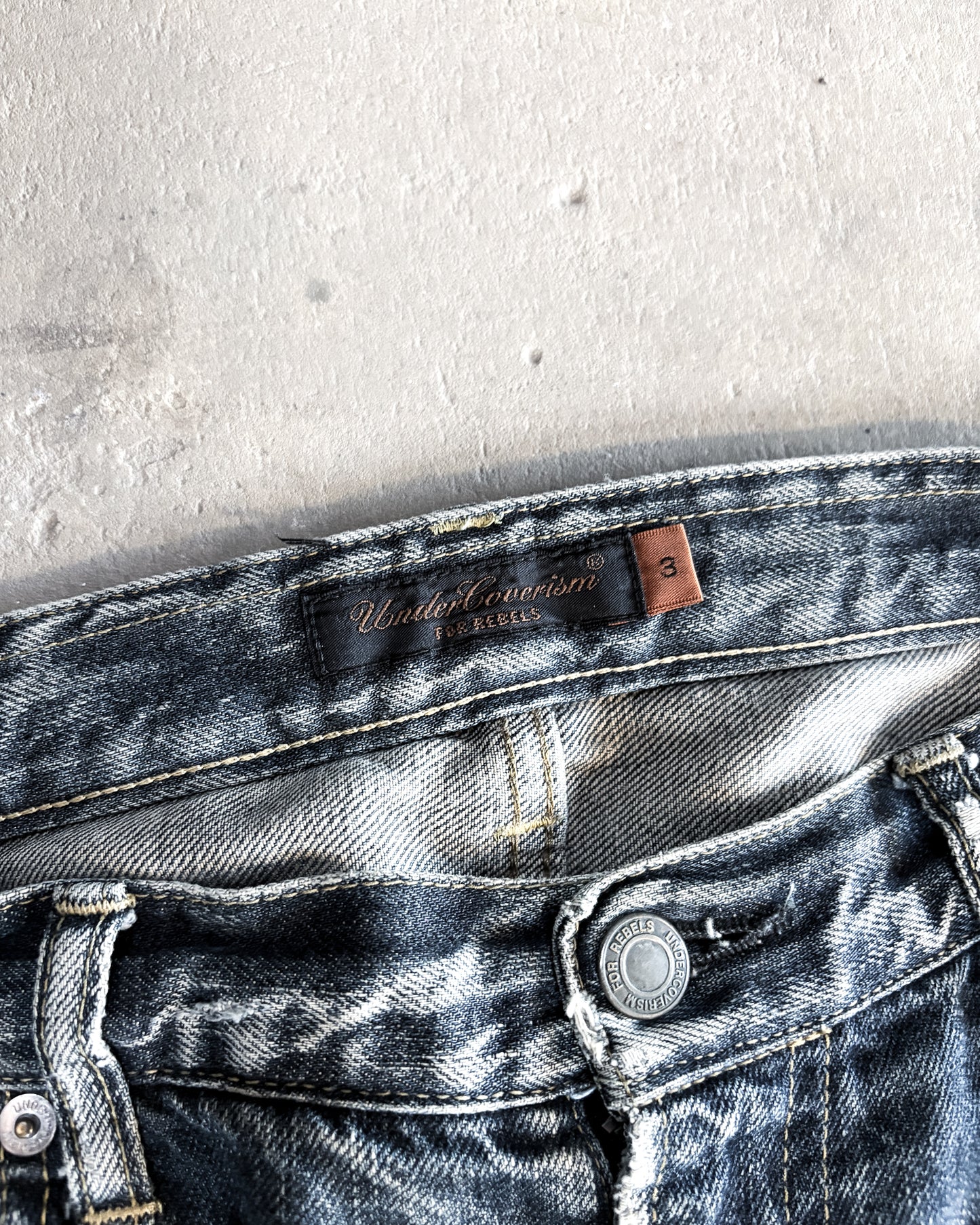 S/S07 CHAOS ZIPPER DENIM