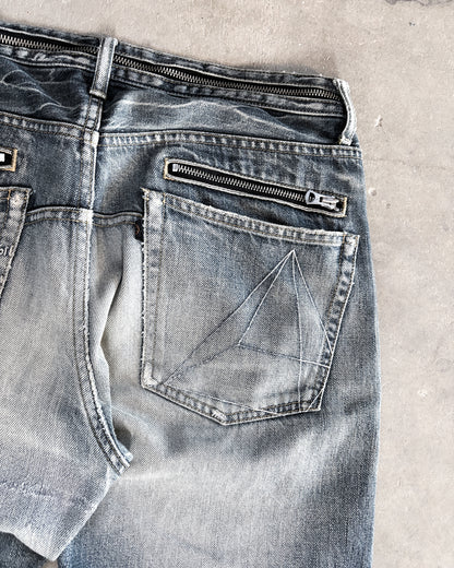 S/S07 CHAOS ZIPPER DENIM
