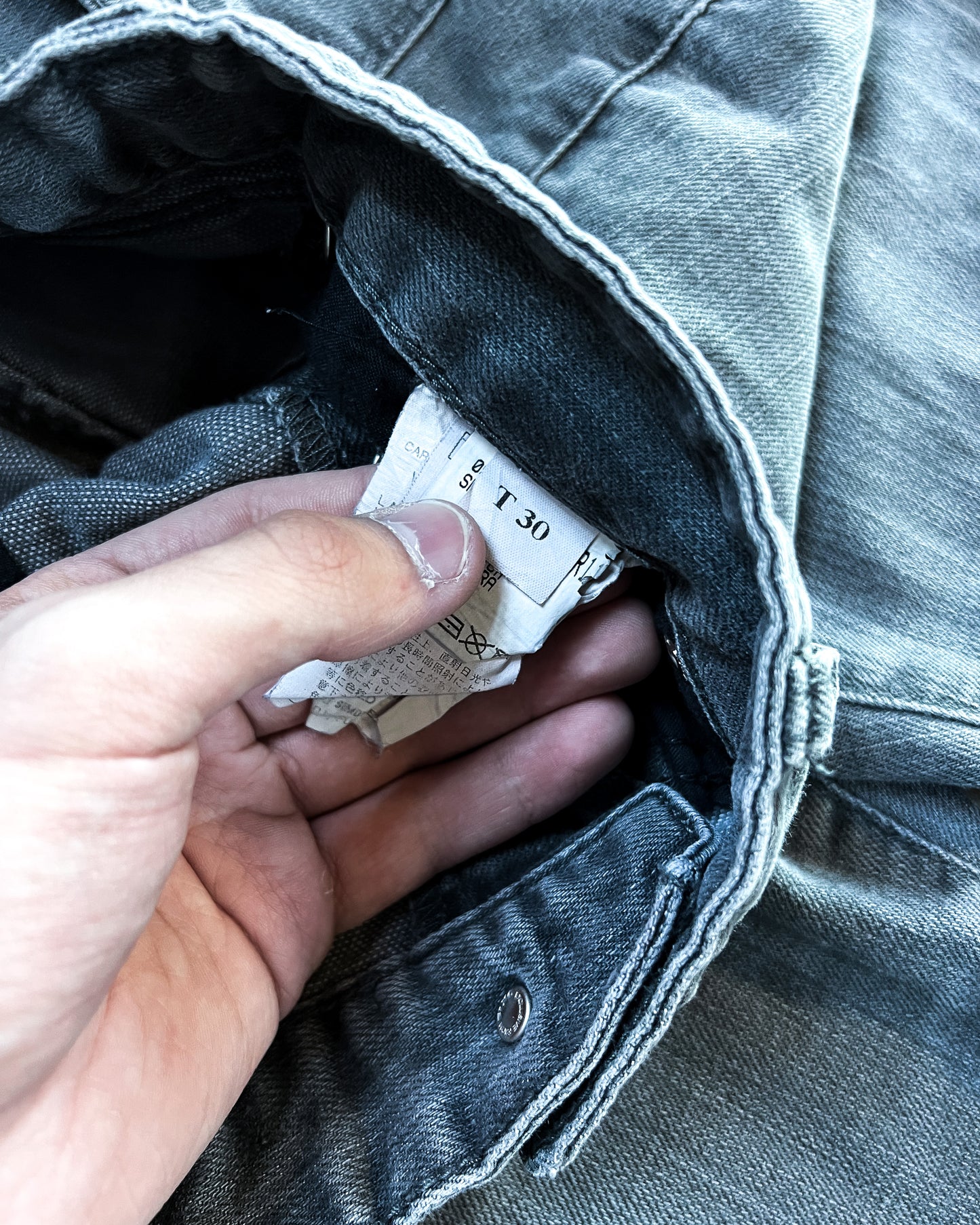 S/S11 RAF FADED GREY DENIM