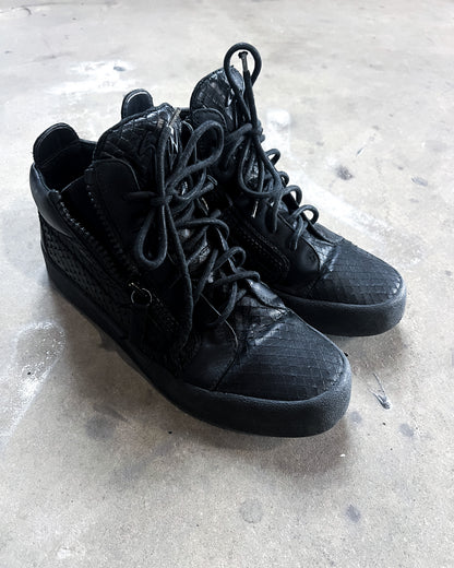 BLACK PYTHON ‘KRISS’ SNEAKERS