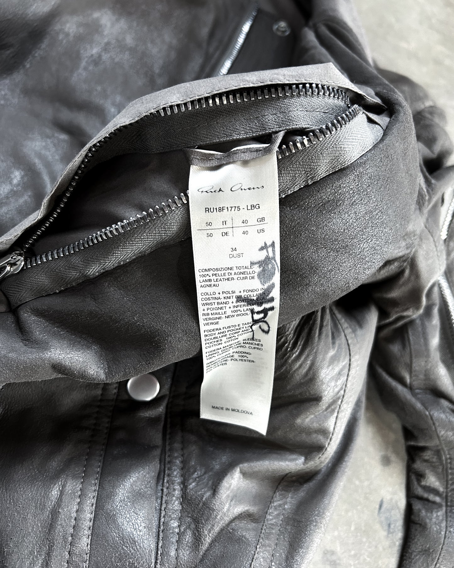 F/W18 ‘SISYPHUS’ DUST FLIGHT BOMBER