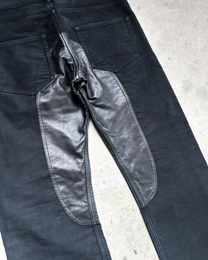 FW07 ‘EXPLODER’ LEATHER INSERT DENIM