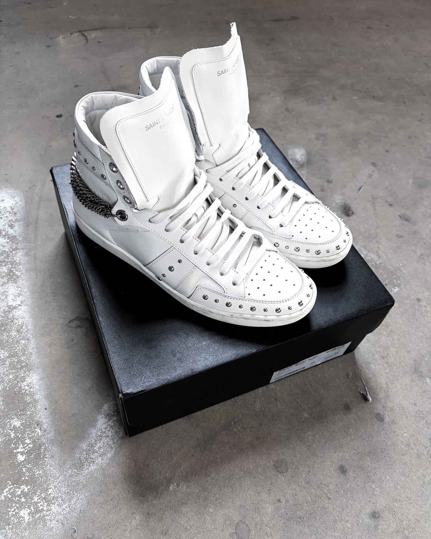 F/W15 22H CHAIN STUDDED “WOLLY” HIGH TOP