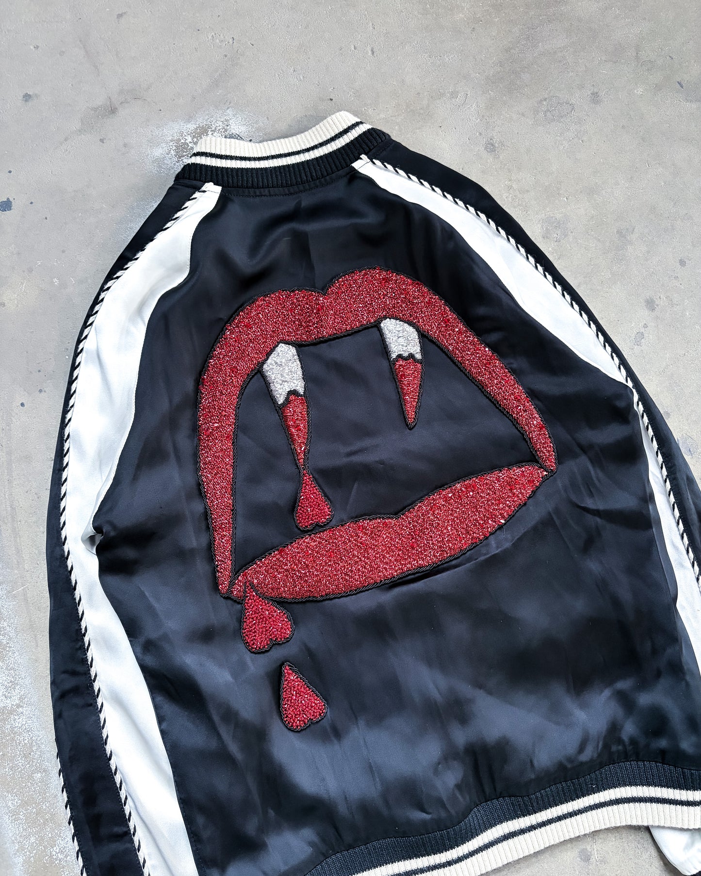 S/S14 BLOODLUSTER SATIN BOMBER JACKET