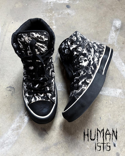 S/S01 SKULL CAMO HIGH TOP