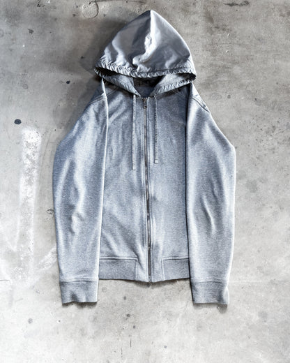 S/S11 GREY HYBRID ZIP UP