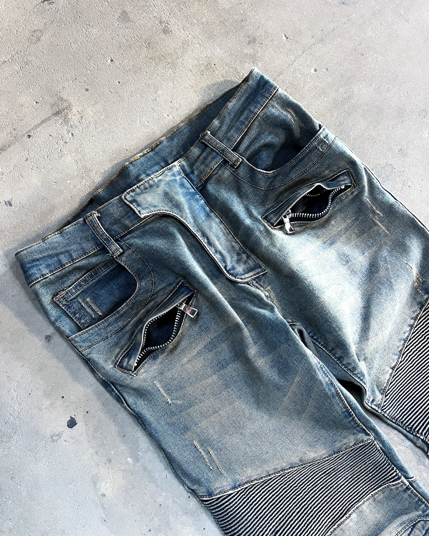 S/S14 REINFORCED BIKER DENIM
