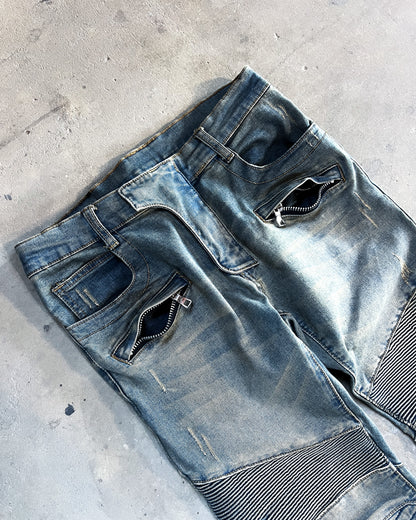 S/S14 REINFORCED BIKER DENIM