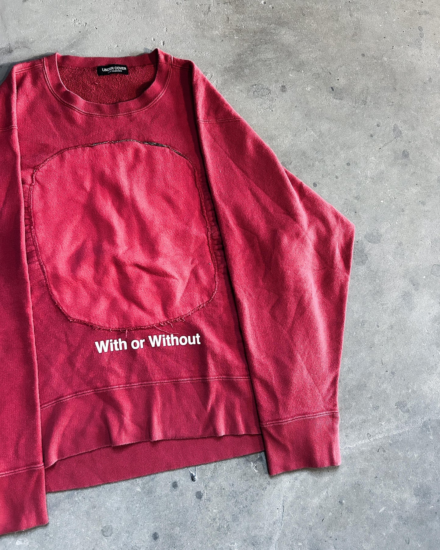 ‘WITH OR WITHOUT’ SWEATER