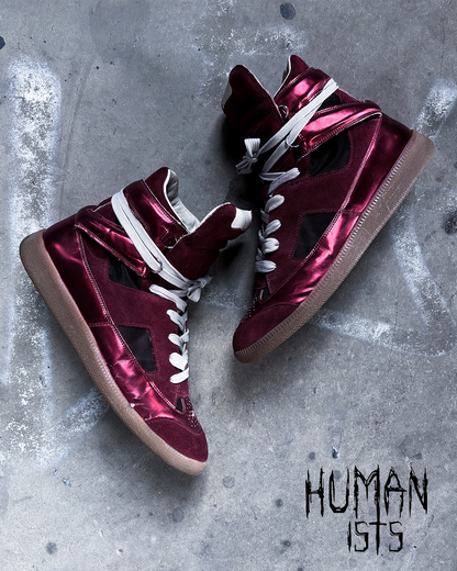 S/S15 METALLIC CUTOUT HIGH TOPS