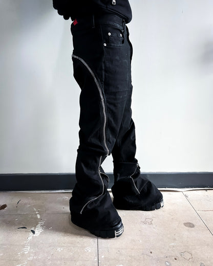 WAXED BOLAN BANANA DENIM