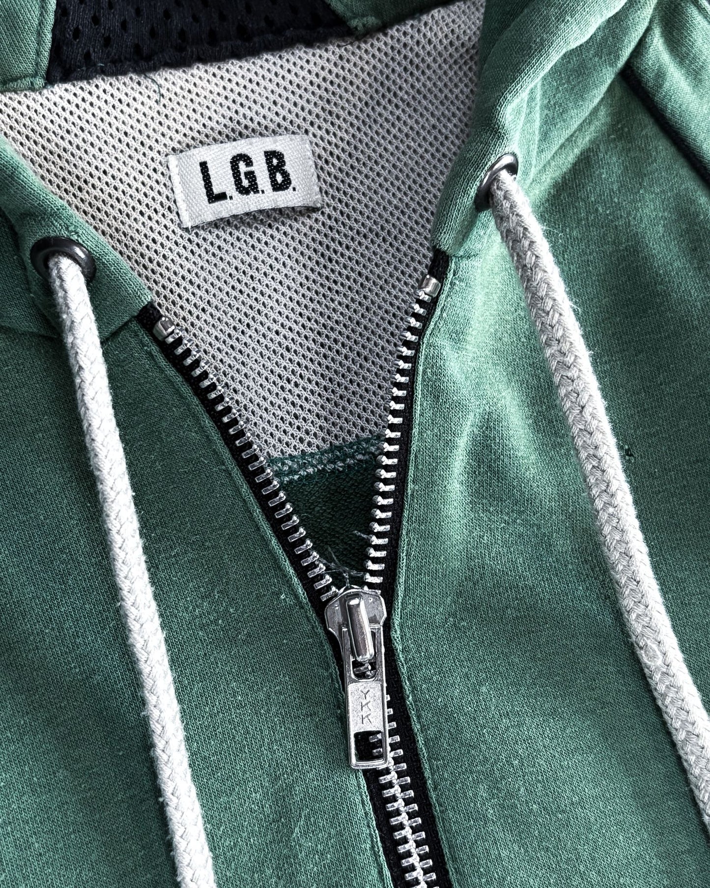 LGB Green Boxer Zip Up Hoodie