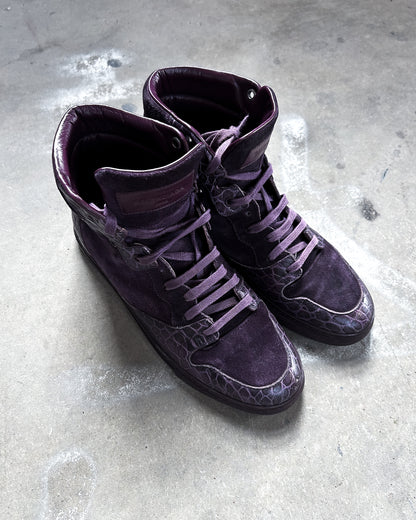 PURPLE CROC HIGH TOPS