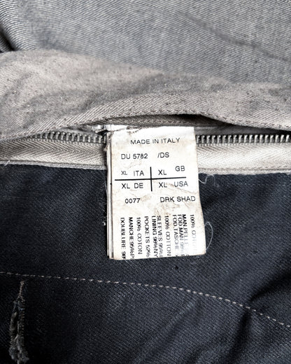 S/S13 “ISLAND” DRK SHDW LEATHER SLEEVE SLAVE JACKET