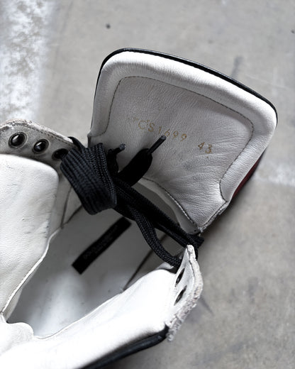 BLACK/RED MIAMI HIGH TOPS
