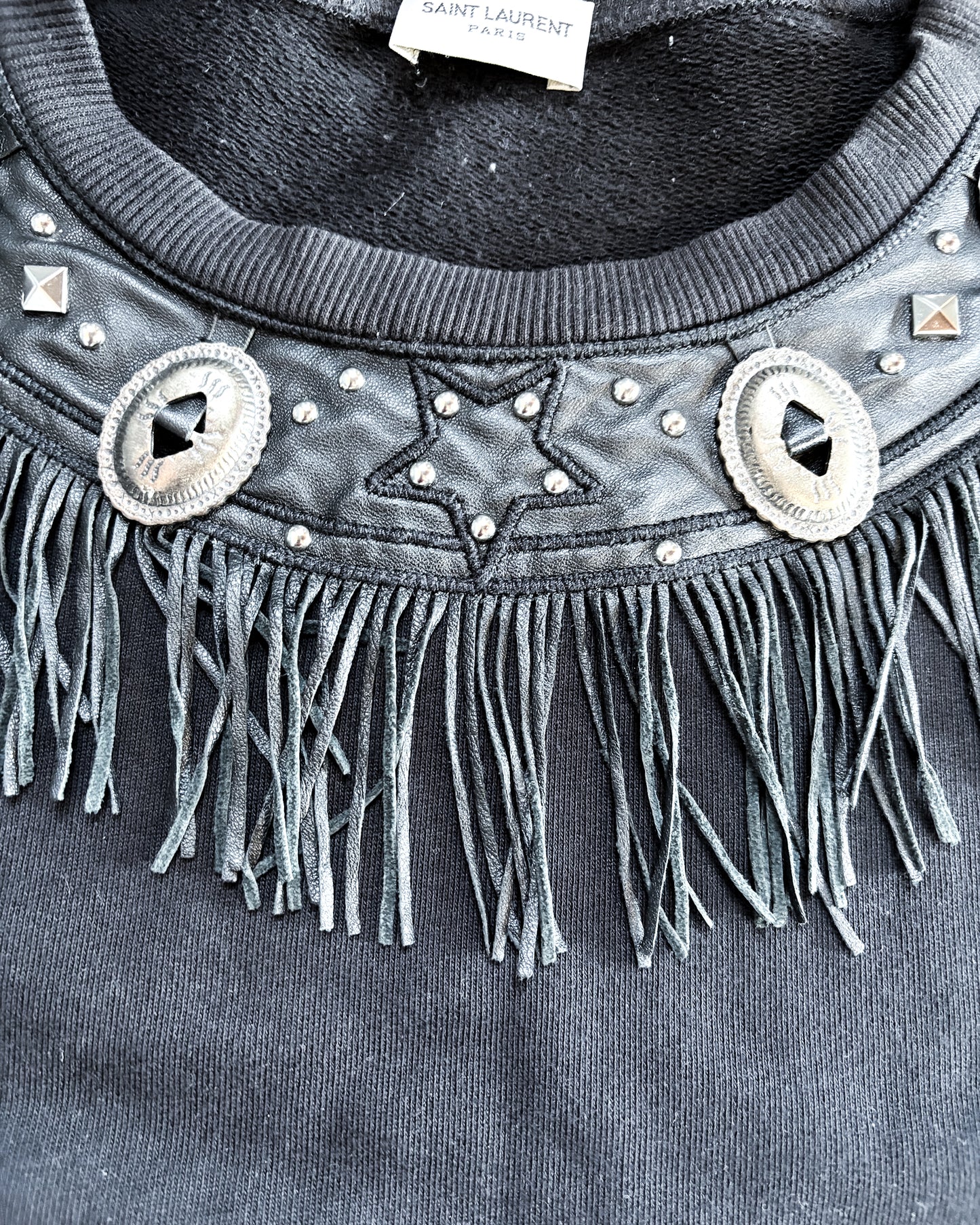 A/W14 FRINGE SWEATER BY HEDI SLIMANE