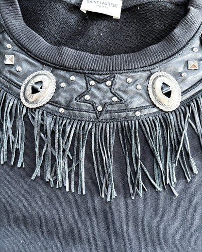 A/W14 FRINGE SWEATER BY HEDI SLIMANE