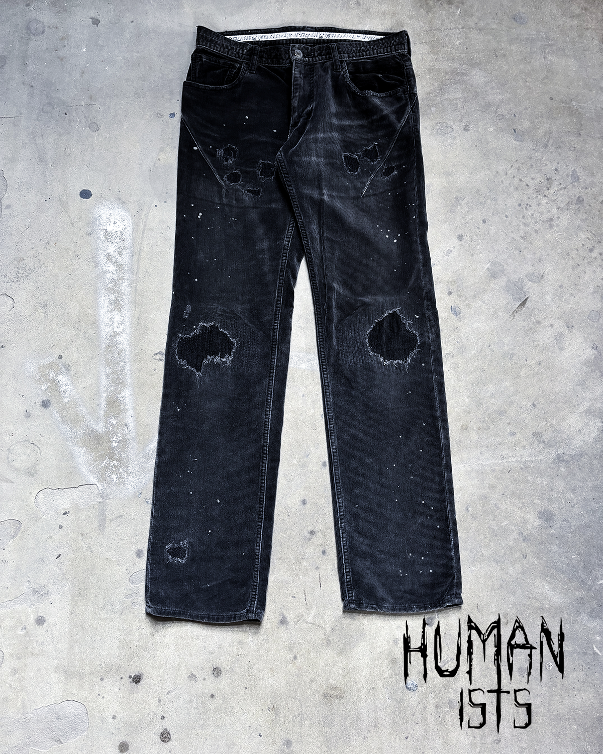 CORDUROY BULLET HOLE REPAIR DENIM
