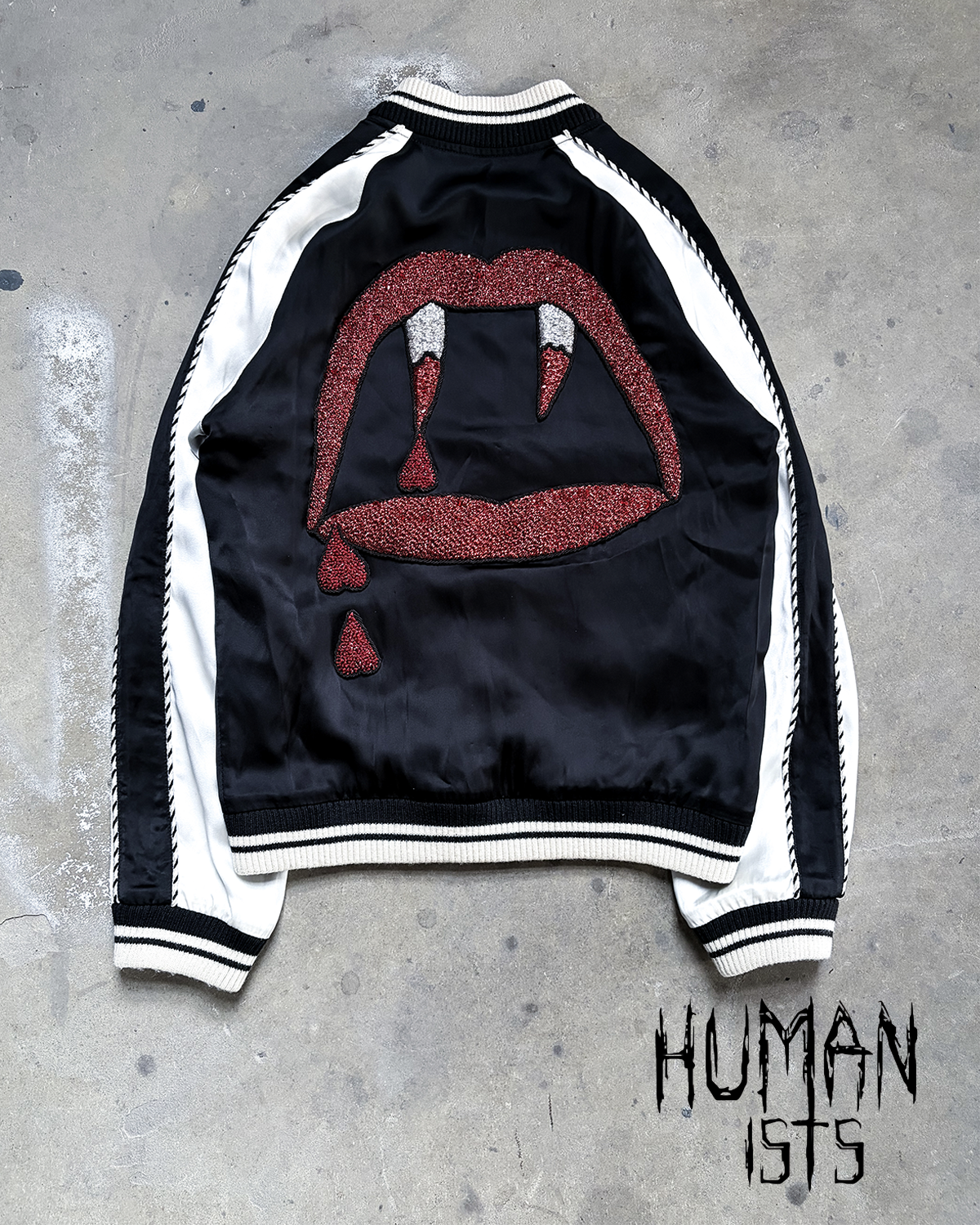 S/S14 BLOODLUSTER SATIN BOMBER JACKET