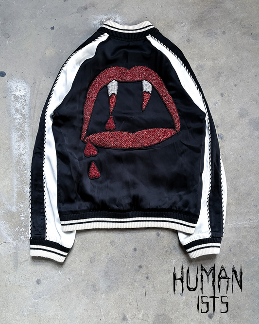 S/S14 BLOODLUSTER SATIN BOMBER JACKET