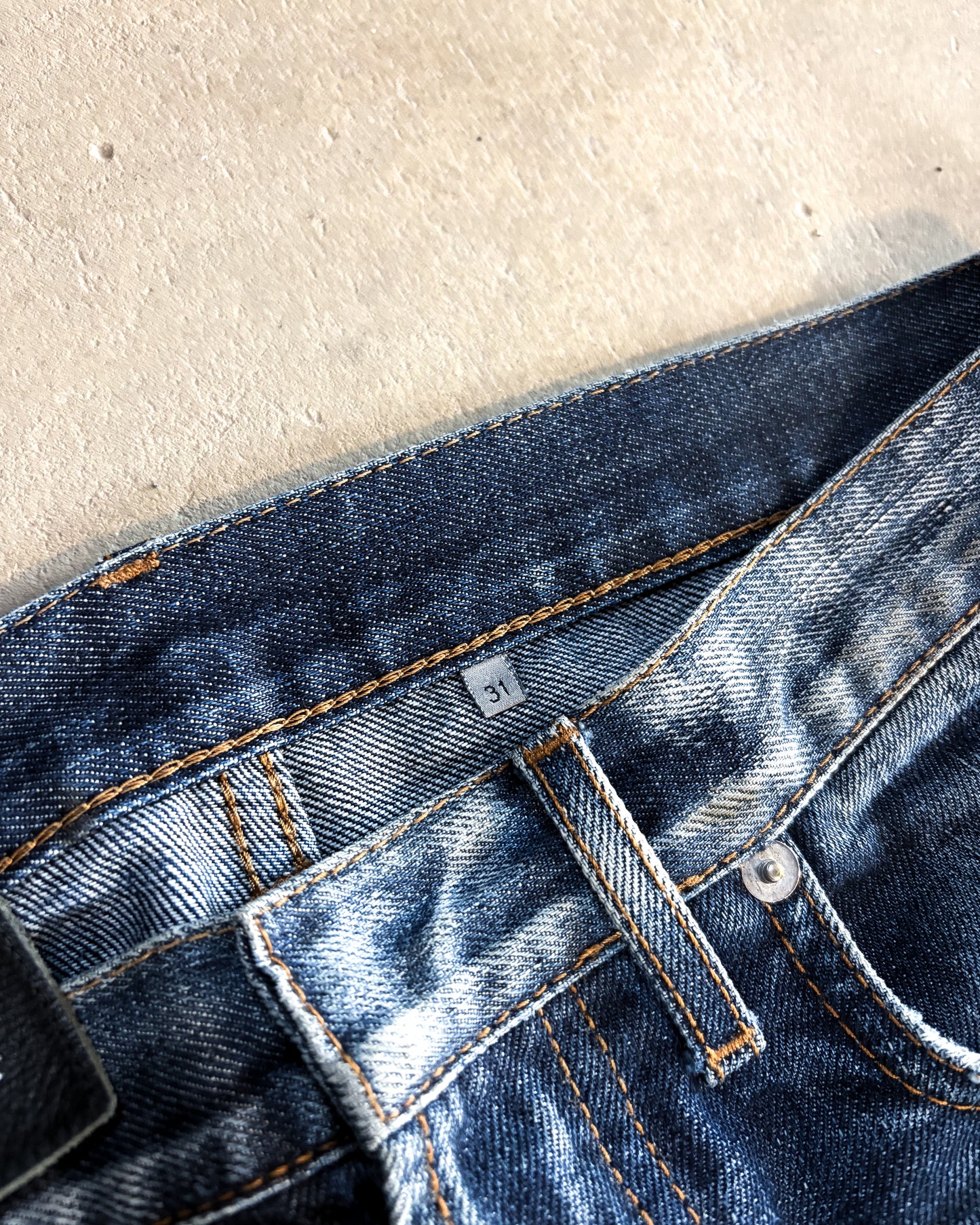 F/W11 RACK RAIL MUD WASH DENIM BY KVA