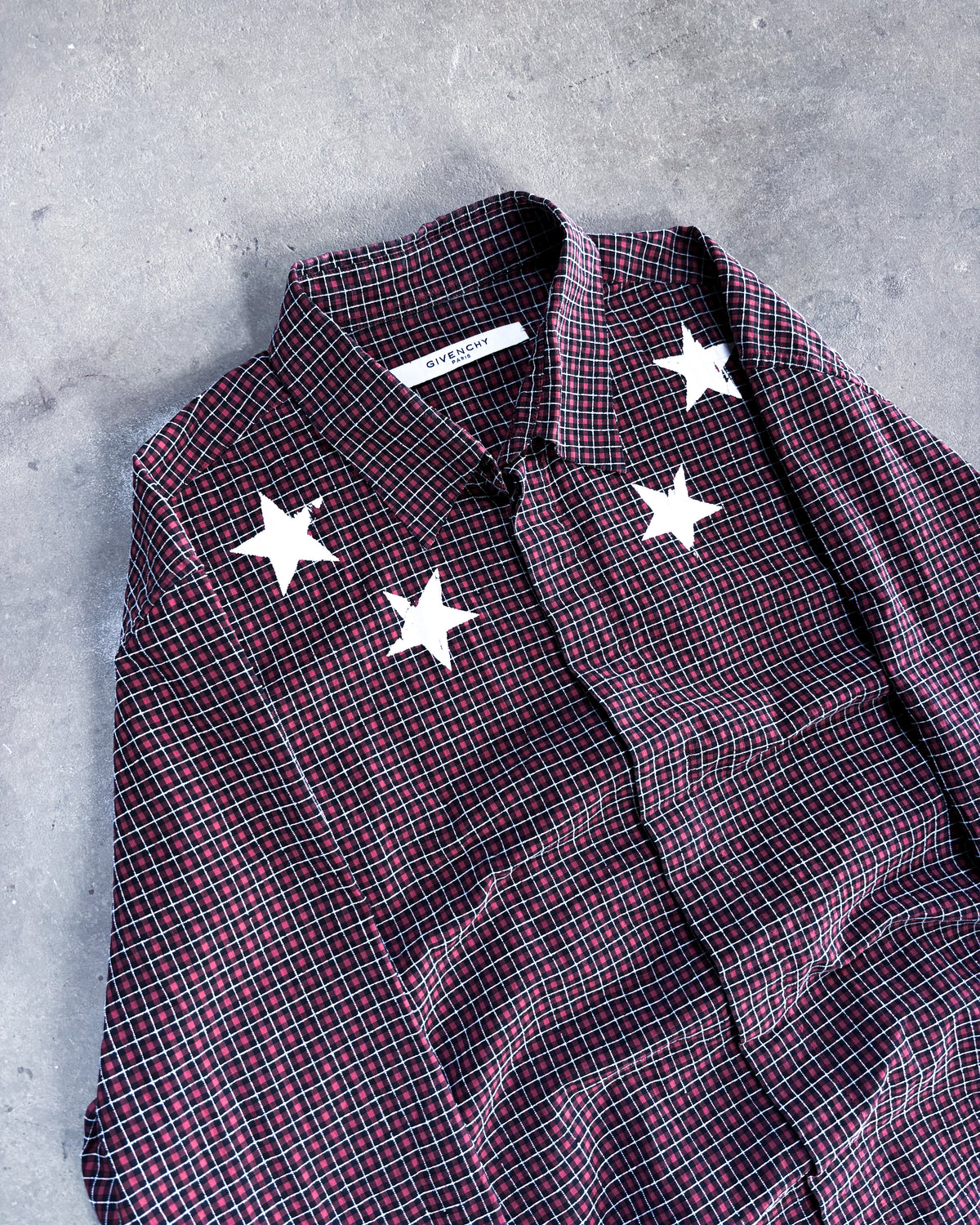 RED STAR CHECKED FLANNEL