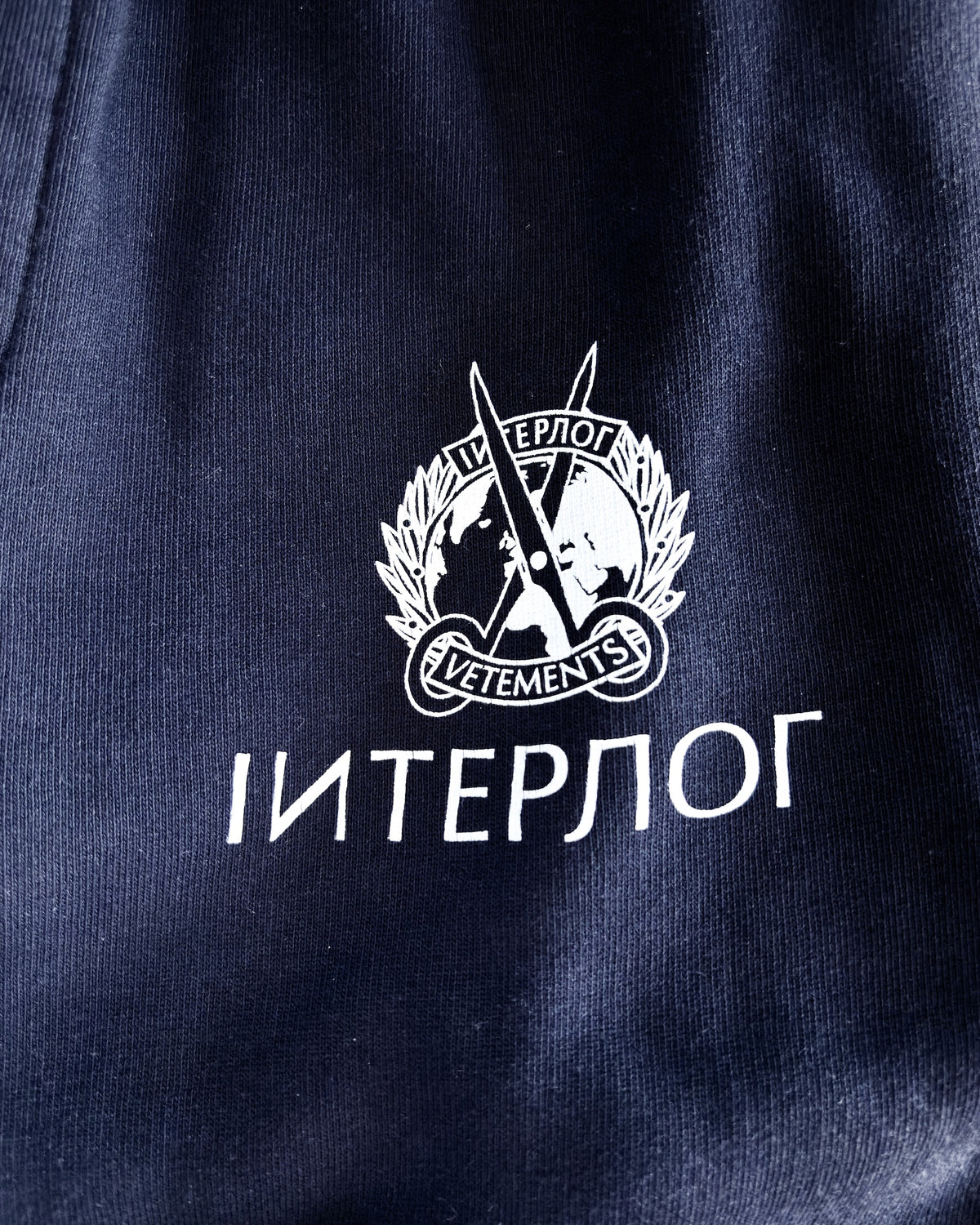 F/W20 NAVY INTERPOL SWEATPANTS
