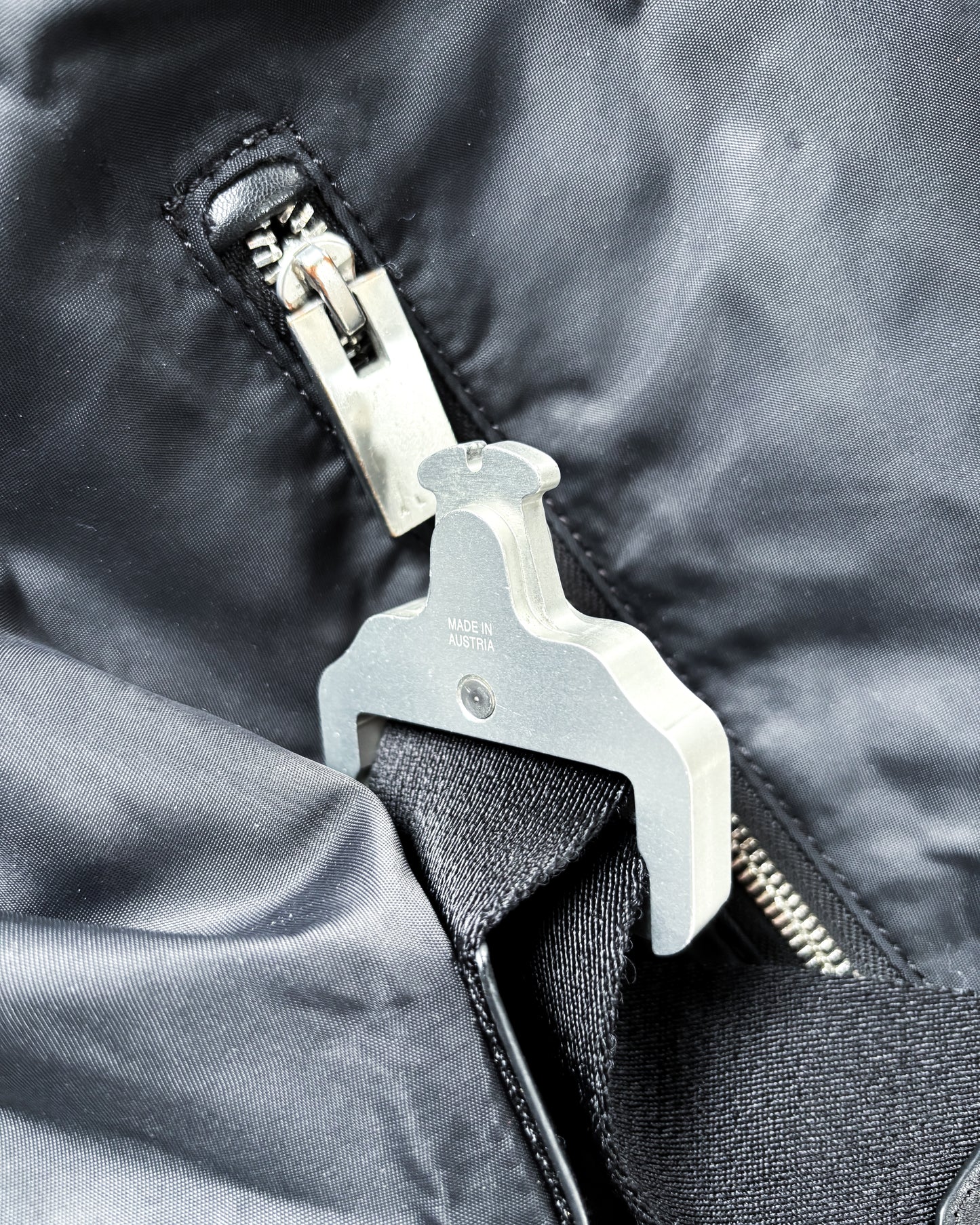 BLACK TANK BUCKLE BACKPACK