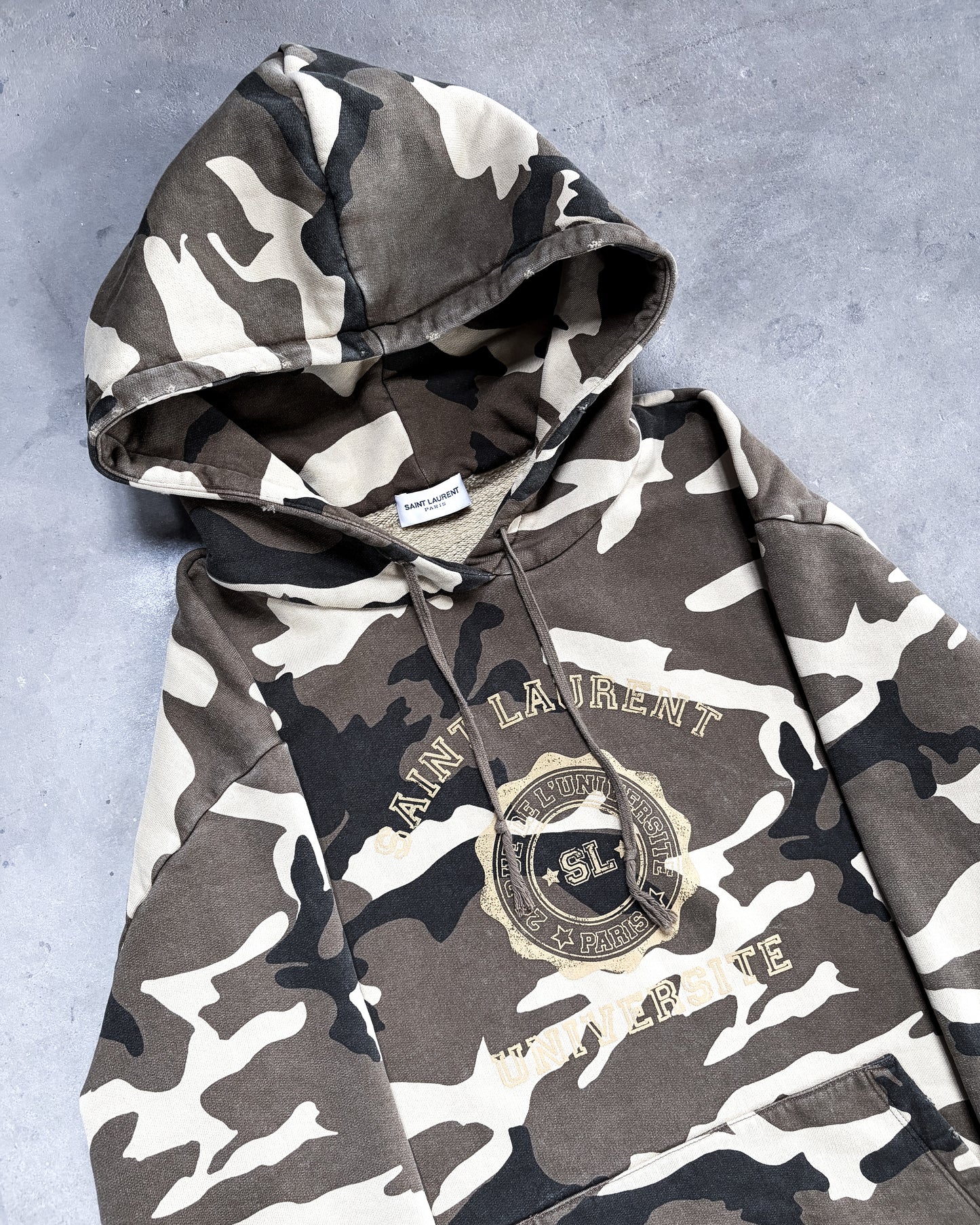 F/W20 CAMO UNIVERSITE HOODIE