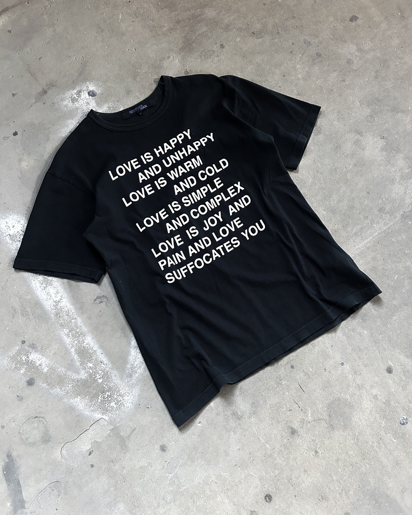 SS02 POEM T-SHIRT