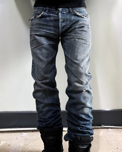 S/S03 BLUE CLAWMARKS BY HEDI SLIMANE