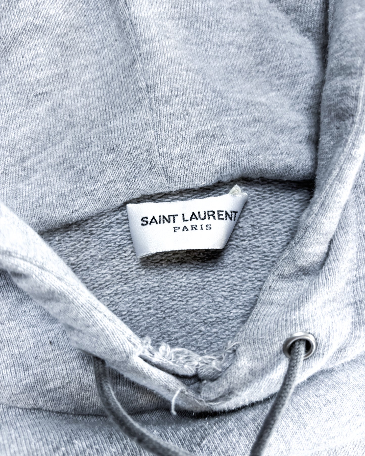 S/S18 GREY RIVE GAUCHE HOODIE