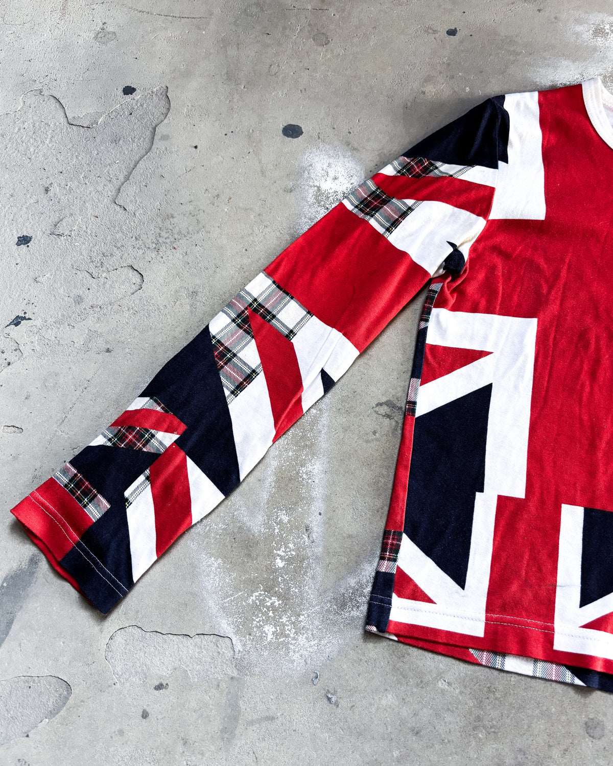 S/S06 UNION JACK PLAID LONGSLEEVE