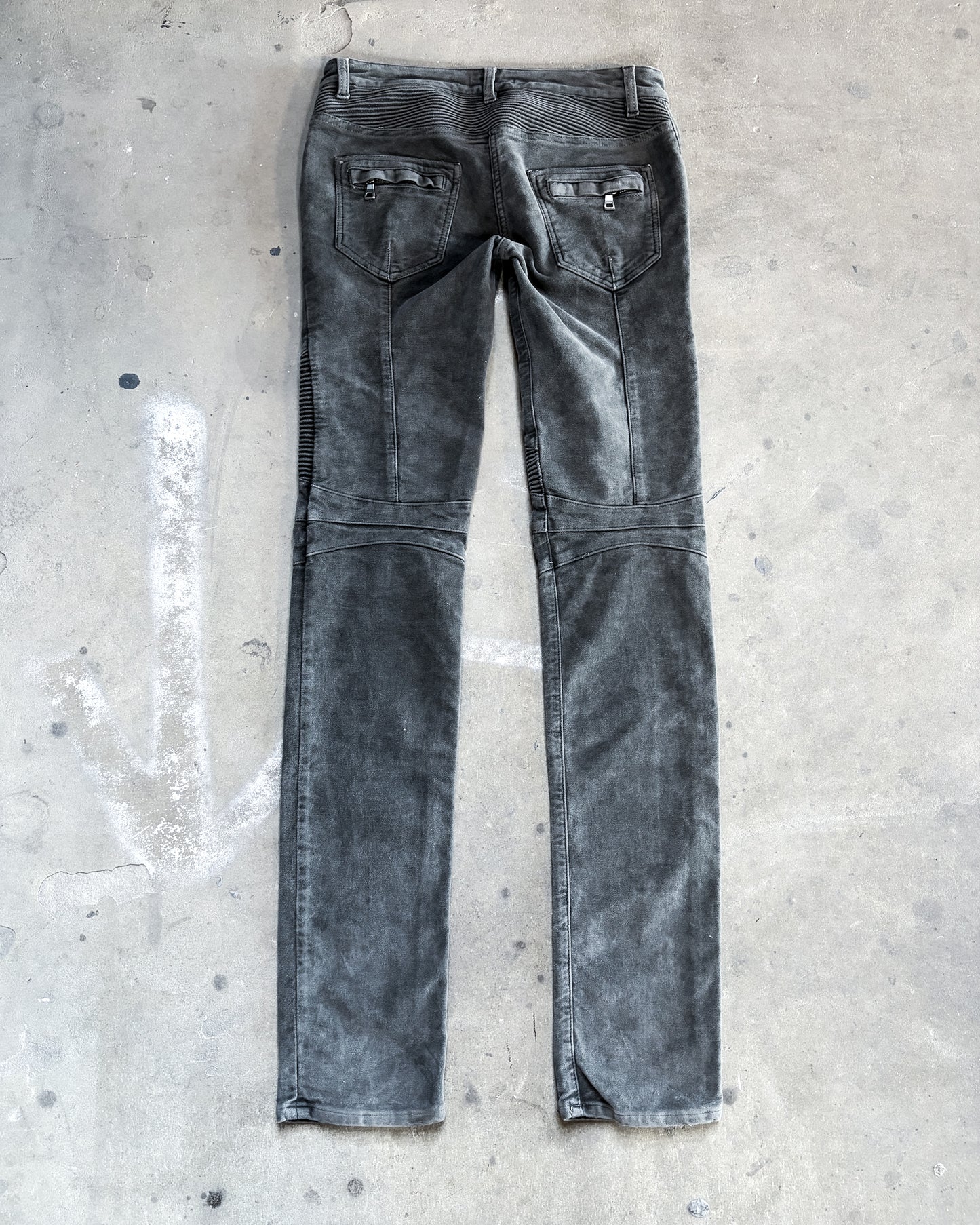 GREY MOLESKIN BIKERS BY DECARNIN