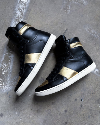 GOLD HIGH TOP SL10H SNEAKERS
