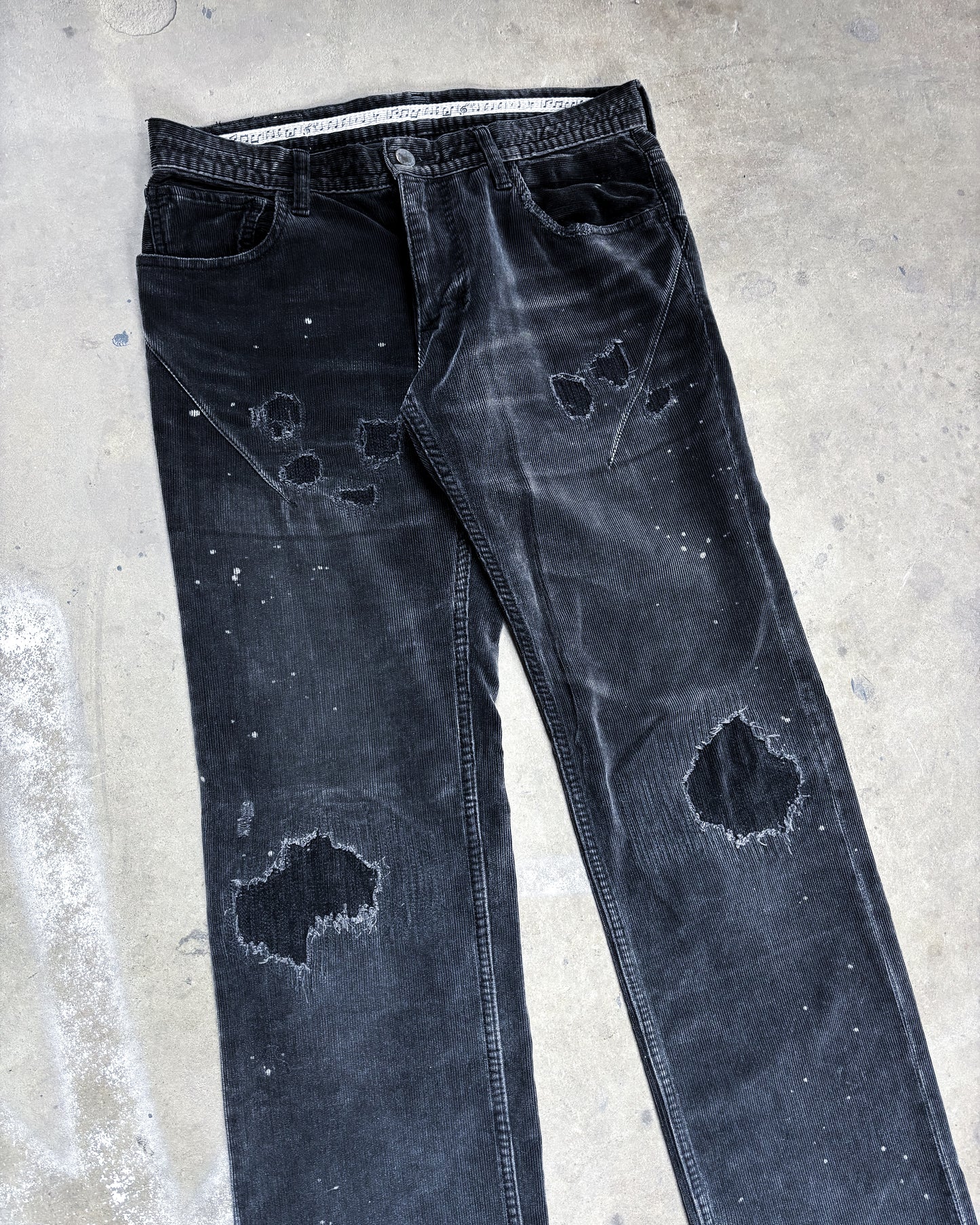 CORDUROY BULLET HOLE REPAIR DENIM
