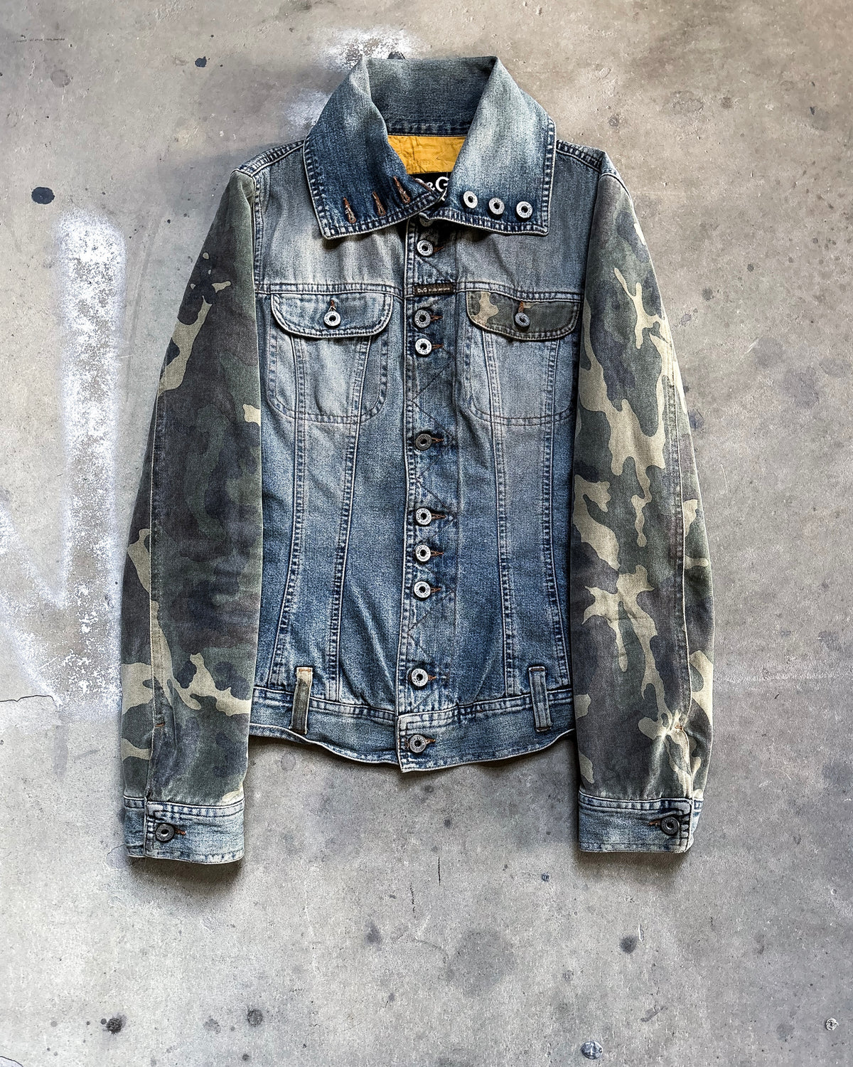 A/W03 HYBRID CAMO DENIM JACKEY