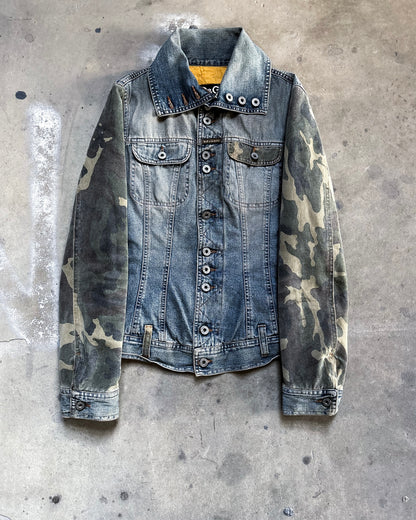 A/W03 HYBRID CAMO DENIM JACKEY