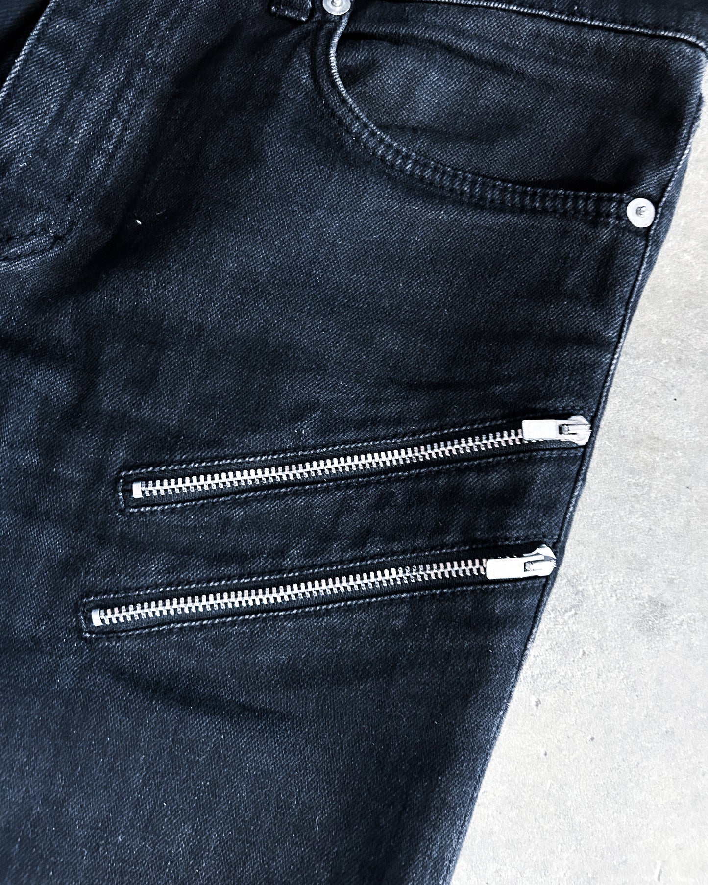 A/W15 HEDI SLIMANE FIVE ZIP DENIM