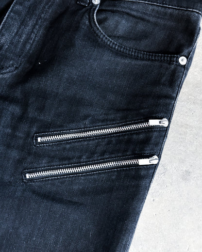 A/W15 HEDI SLIMANE FIVE ZIP DENIM