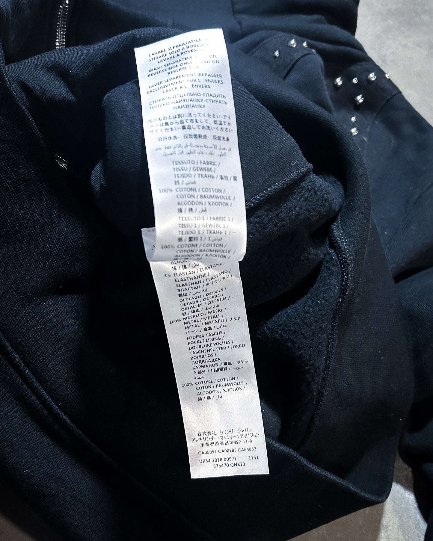 A/W18 GUNSLING PEARL ZIP-UP