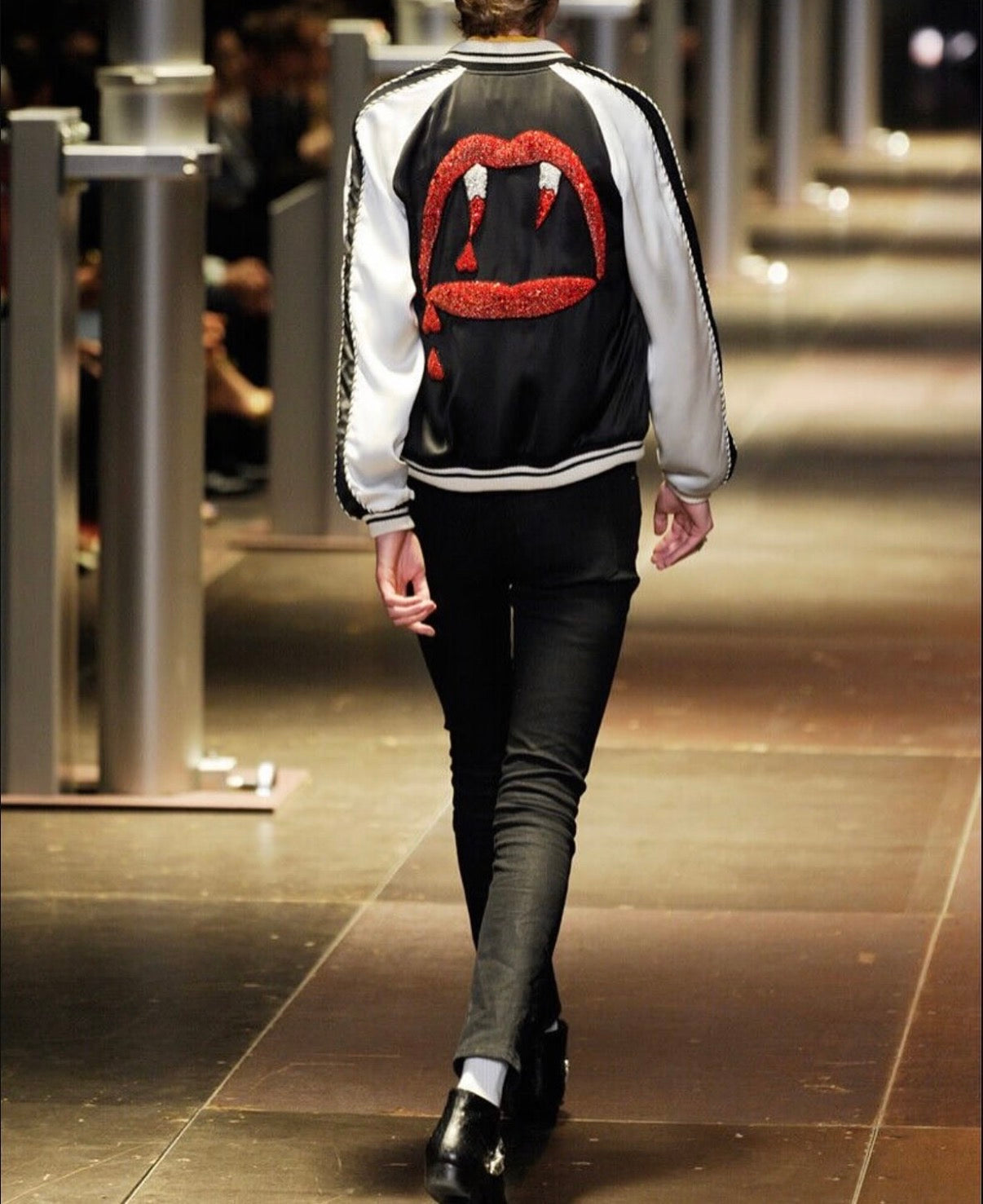 S/S14 BLOODLUSTER SATIN BOMBER JACKET