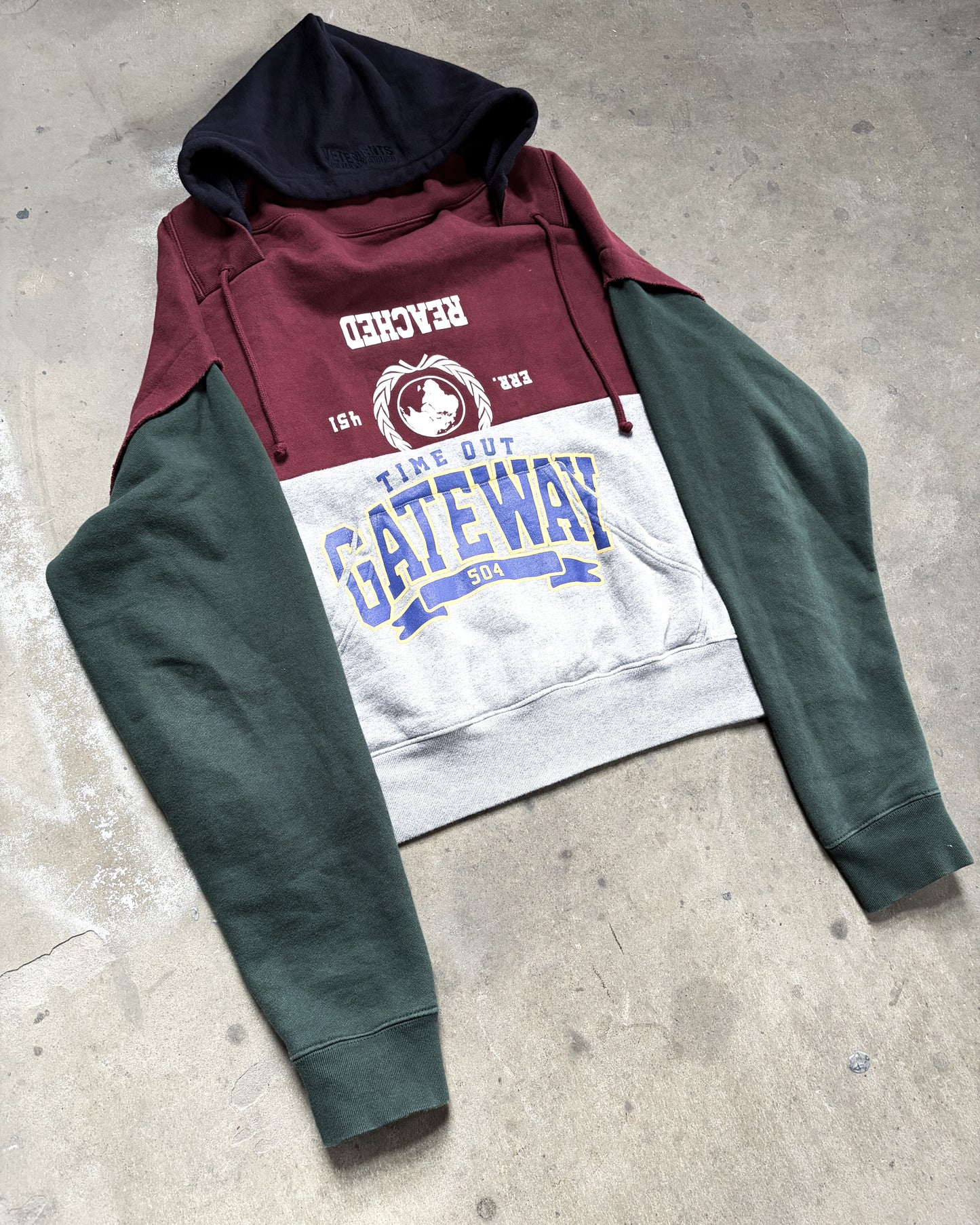 A/W19 BAD GATEWAY RECONSTRUCTED HOODIE