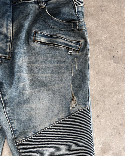 S/S14 REINFORCED BIKER DENIM